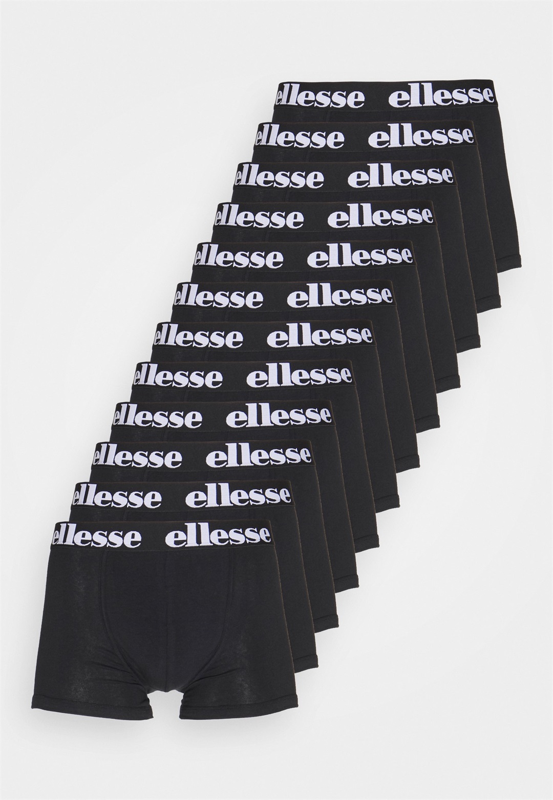 Ellesse BARLA FASHION TRUNKS 12 PACK - Boxer Briefs - black/schwarz