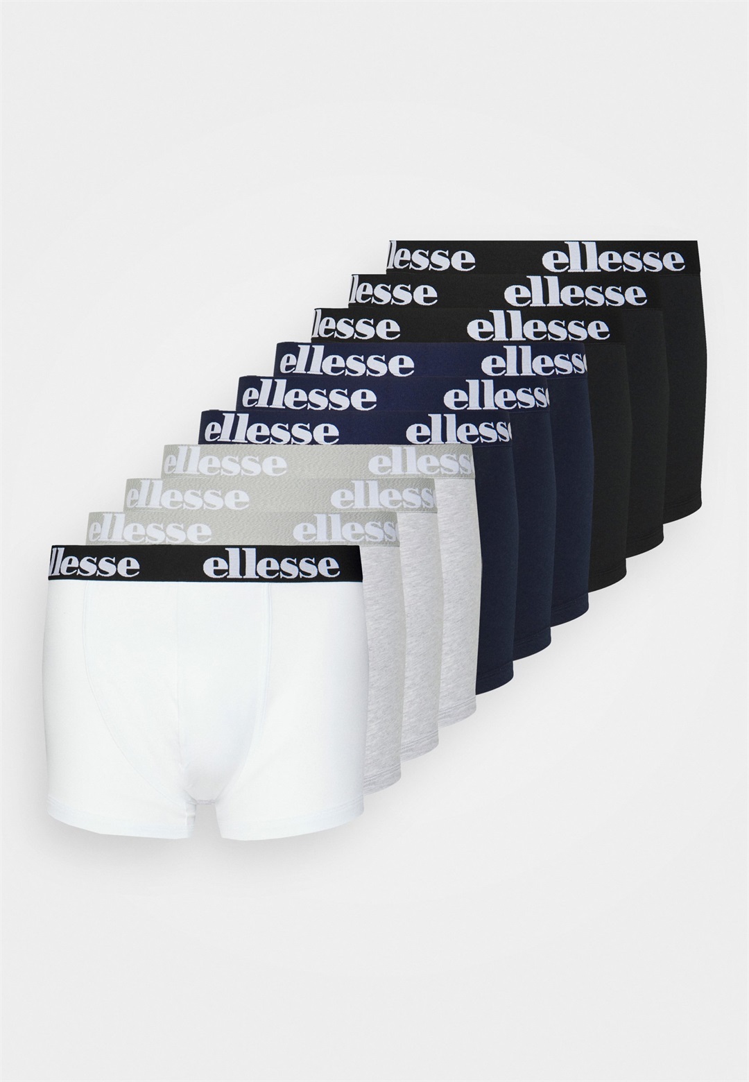 Ellesse TARIS FASHION TRUNKS 10 PACK - Boxer Briefs - black/grey/white/blue/mehrfarbig
