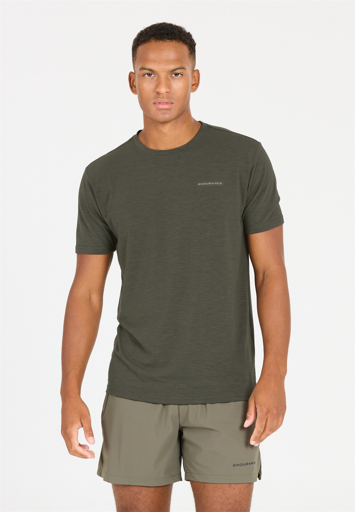Endurance PEAKO - Sport T-Shirt - khaki