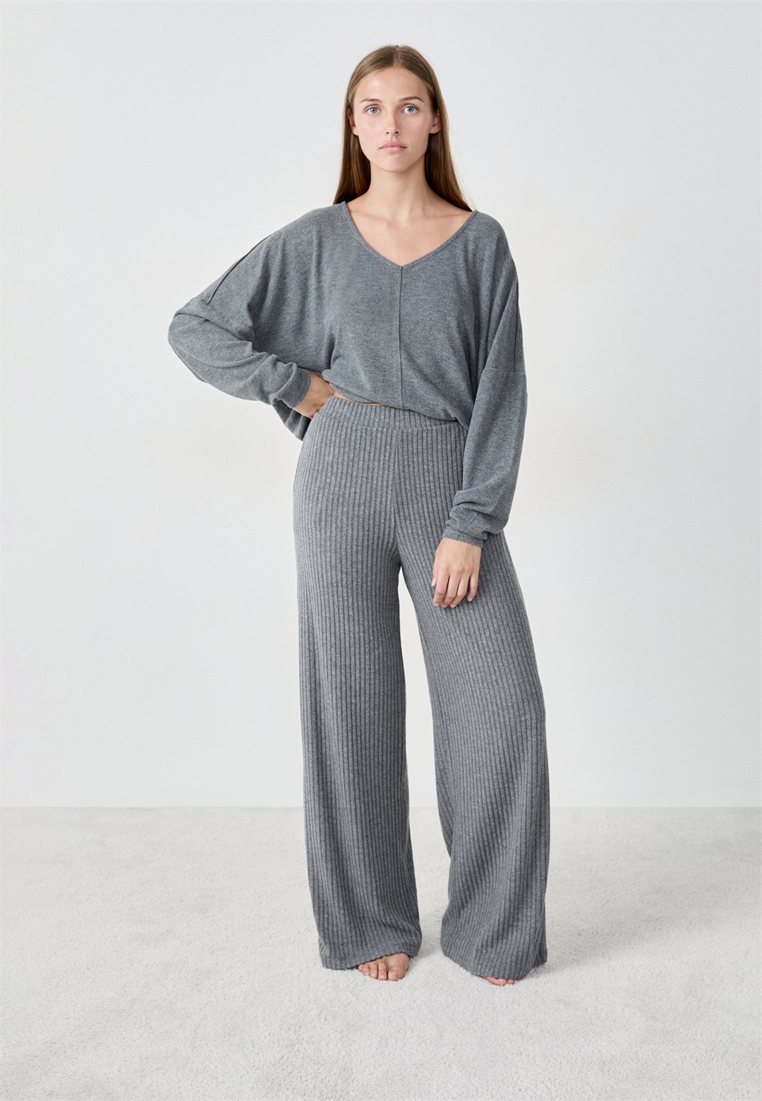 Etam GALINO - Nachtwäsche Hose - grey/grau Etam GALINO - Nachtwäsche Hose - grey/grau