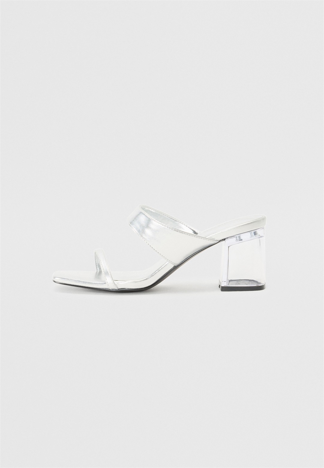 Even&Odd Pantolette hoch - silver/silberfarben