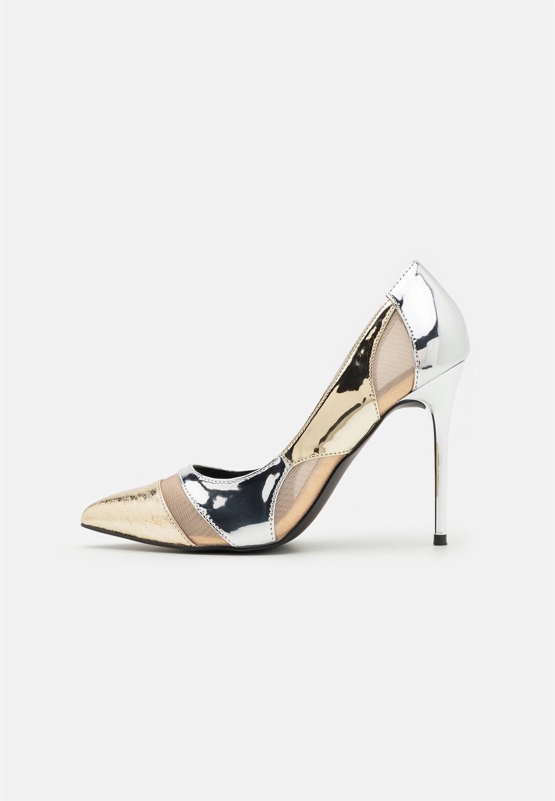 Even&Odd High Heel Pumps - gold/silver/goldfarben