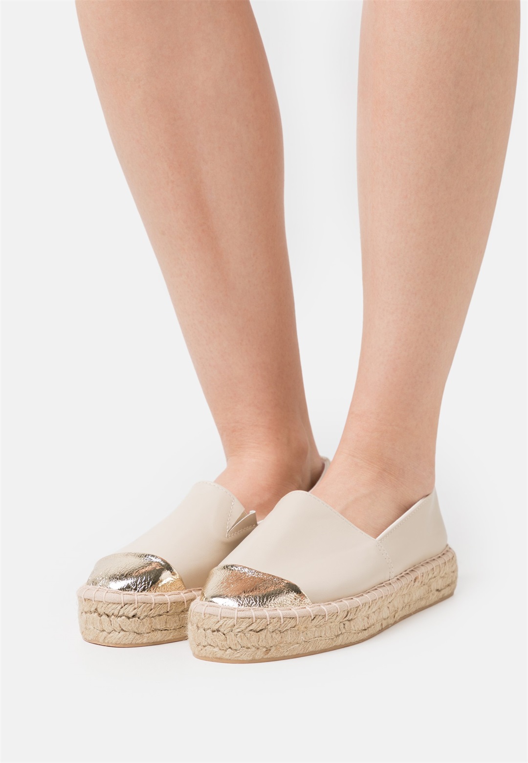 Even&Odd Espadrille - beige/ gold/beige