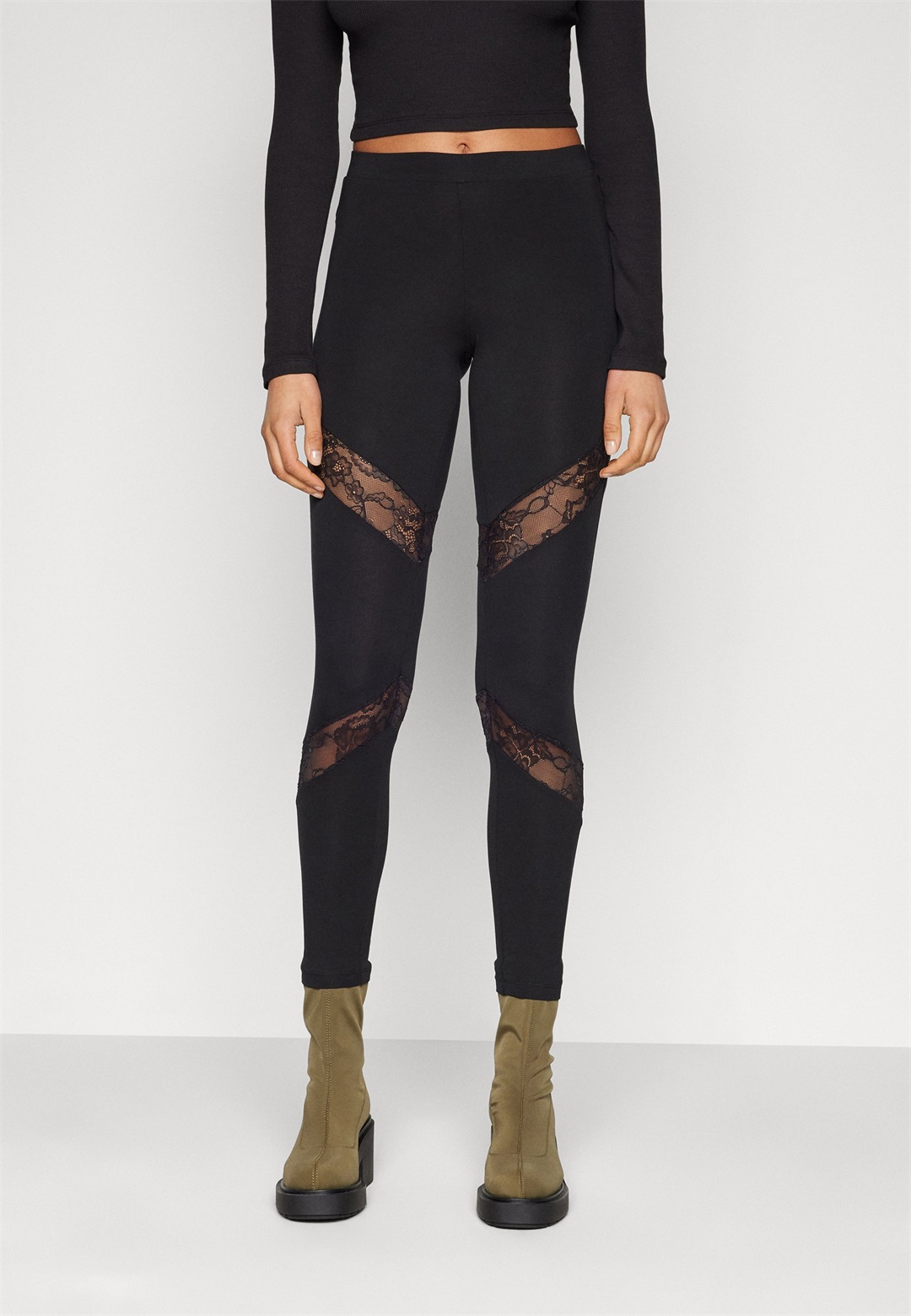 Even&Odd Leggings - Hosen - black/schwarz