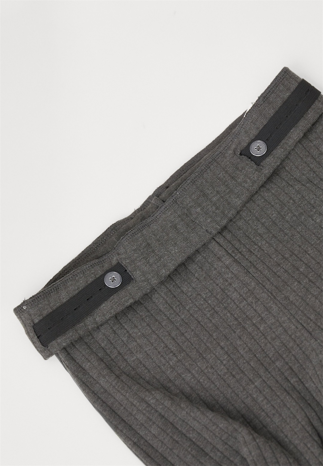 Even&Odd Stoffhose - dark grey melange/dunkelgrau-meliert