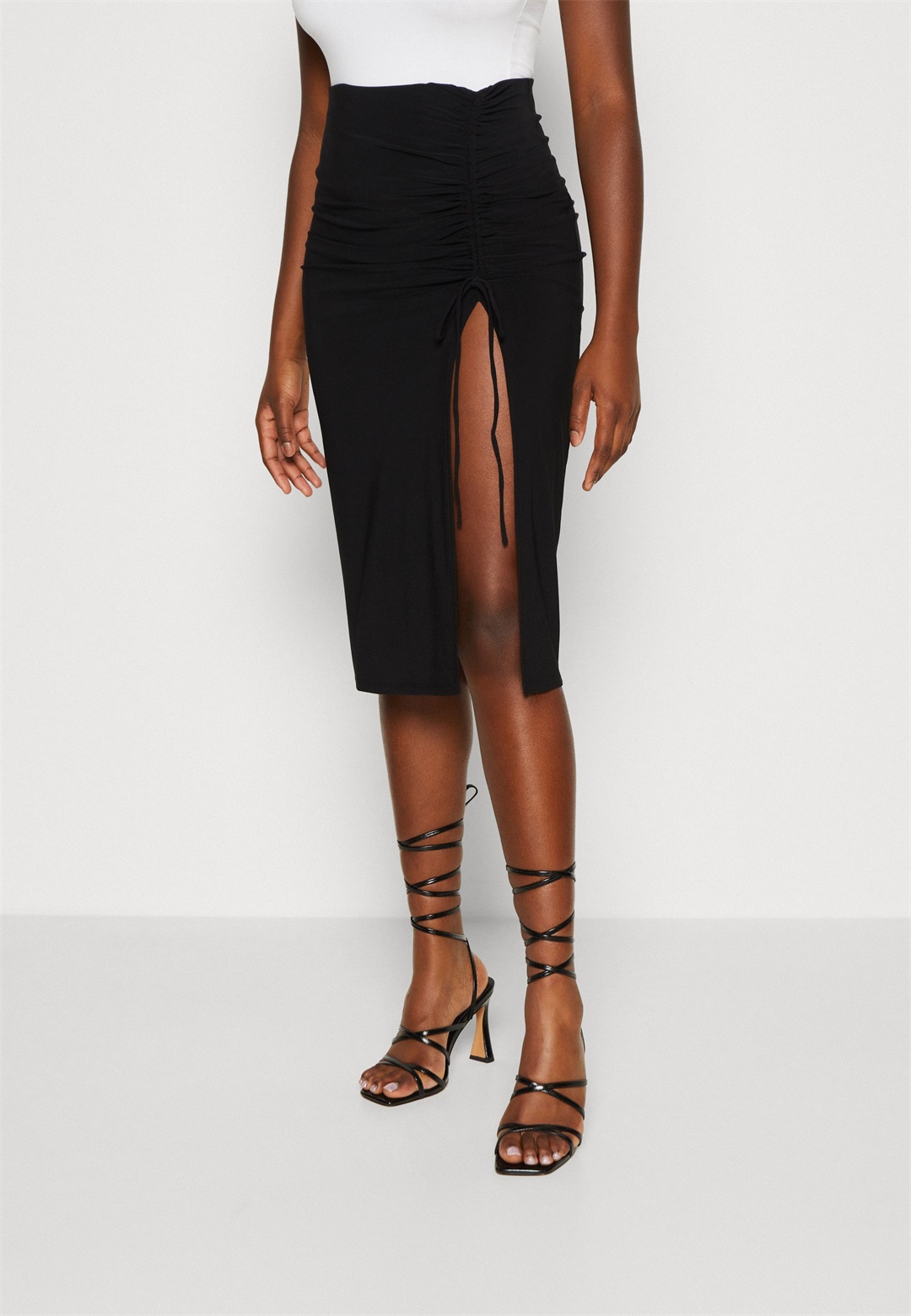 Even&Odd Bleistiftrock - black/schwarz