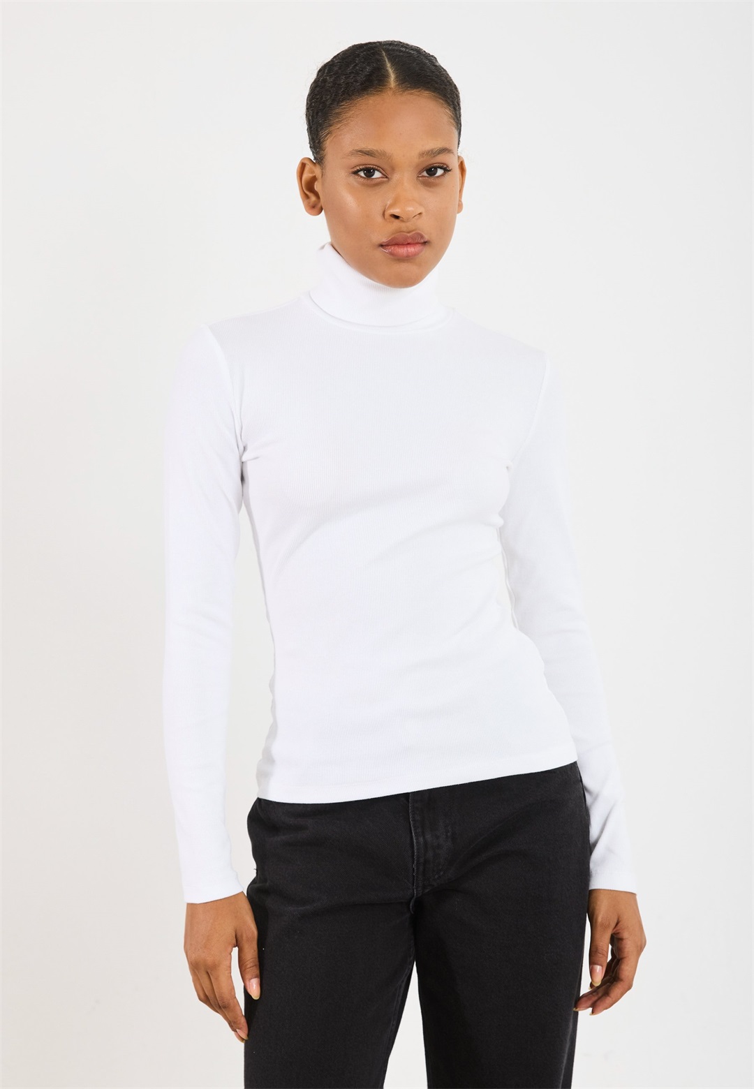 Even&Odd Langarmshirt - white/weiß