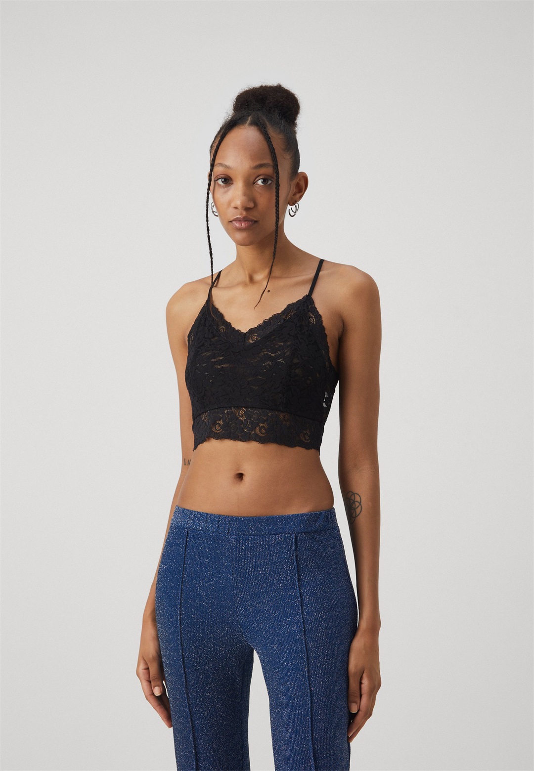 Even&Odd Top - black/schwarz