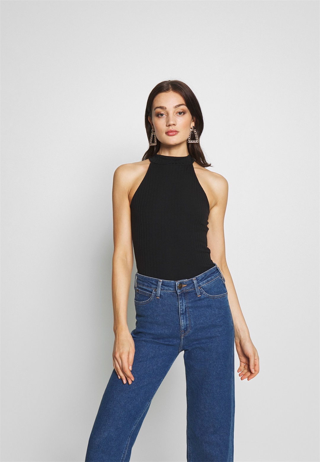 Even&Odd Top - black/schwarz