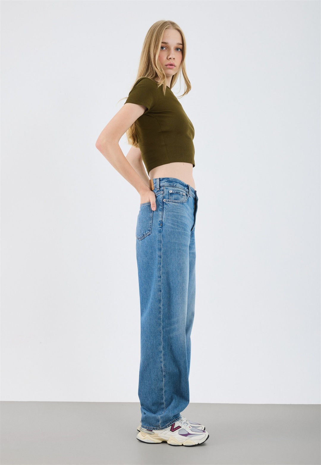 Even&Odd 3 PACK - T-Shirt basic - black/white/khaki/schwarz Even&Odd 3 PACK - T-Shirt basic - black/white/khaki/schwarz