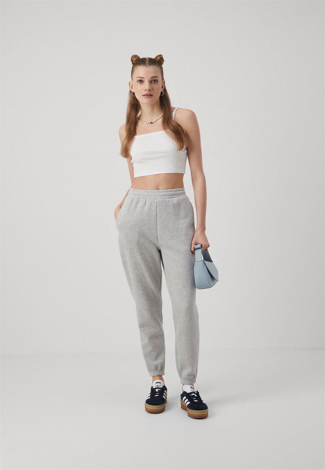 Even&Odd 2 PACK - Top - white/black/weiß