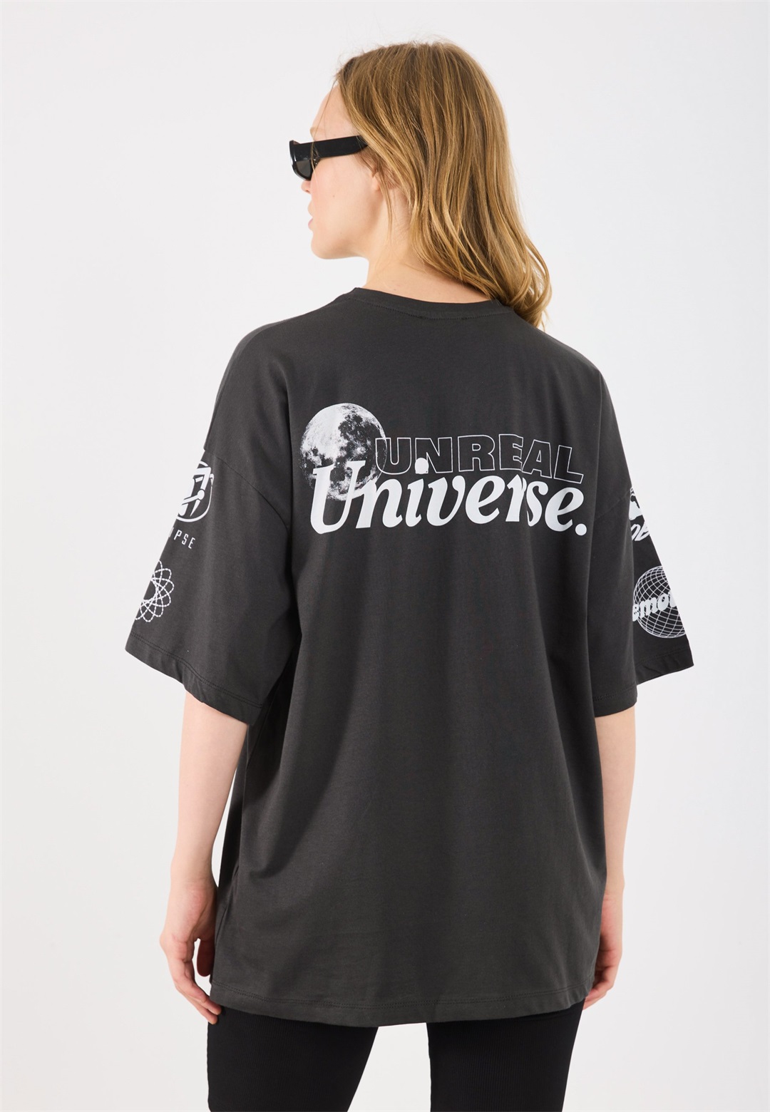 Even&Odd T-Shirt print - anthracite/anthrazit