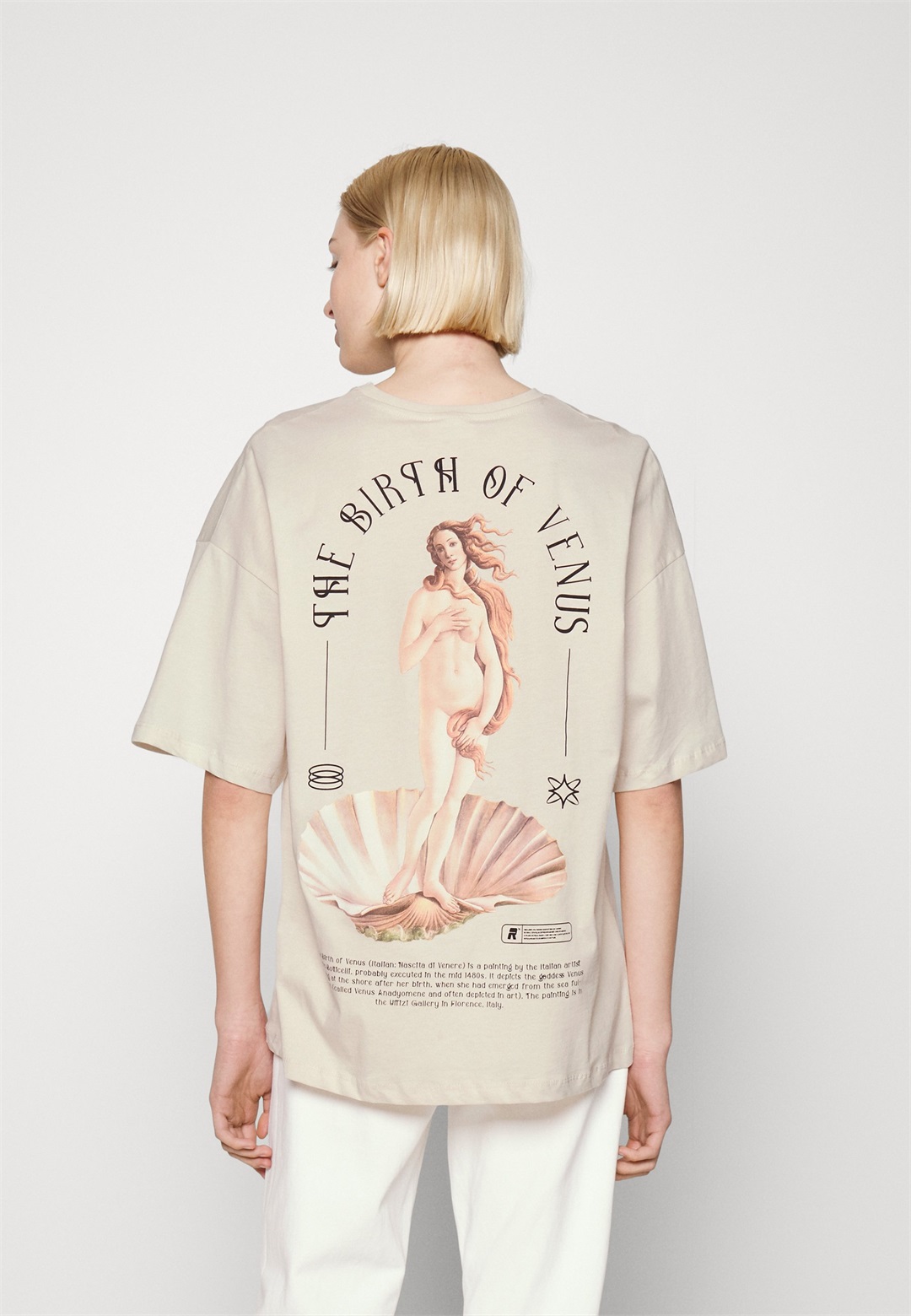 Even&Odd LIZ VENUS BACK PRINT - T-Shirt print - beige