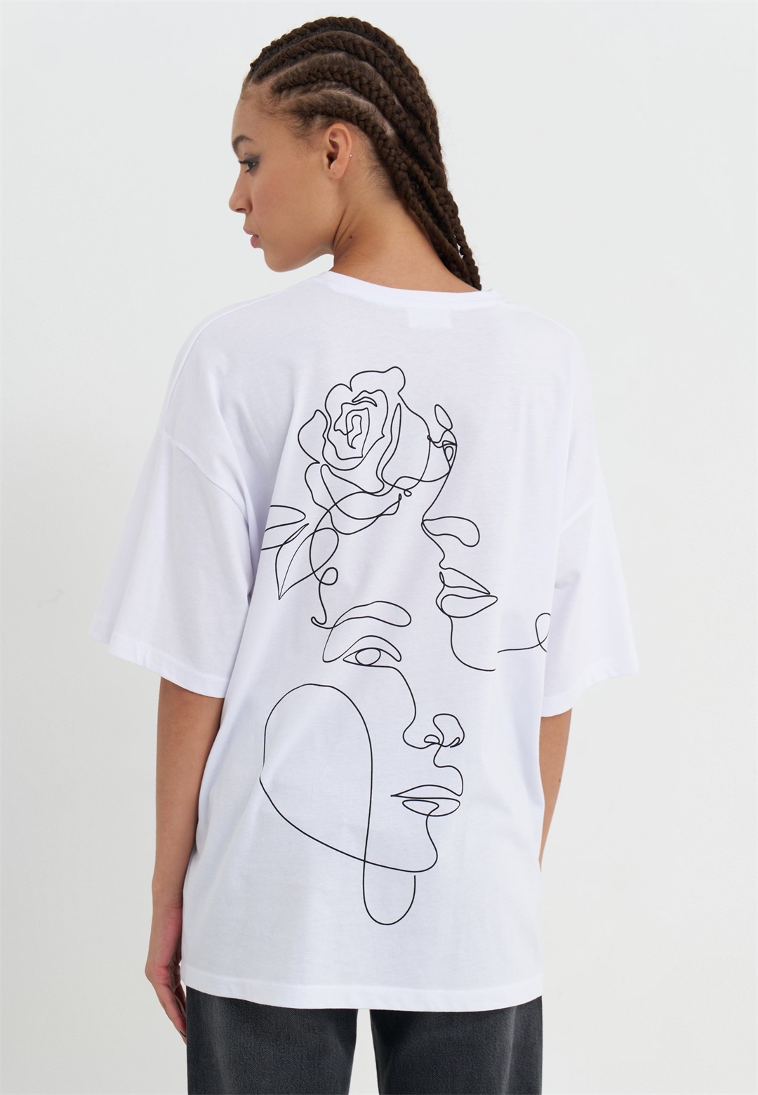 Even&Odd T-Shirt print - white/weiß