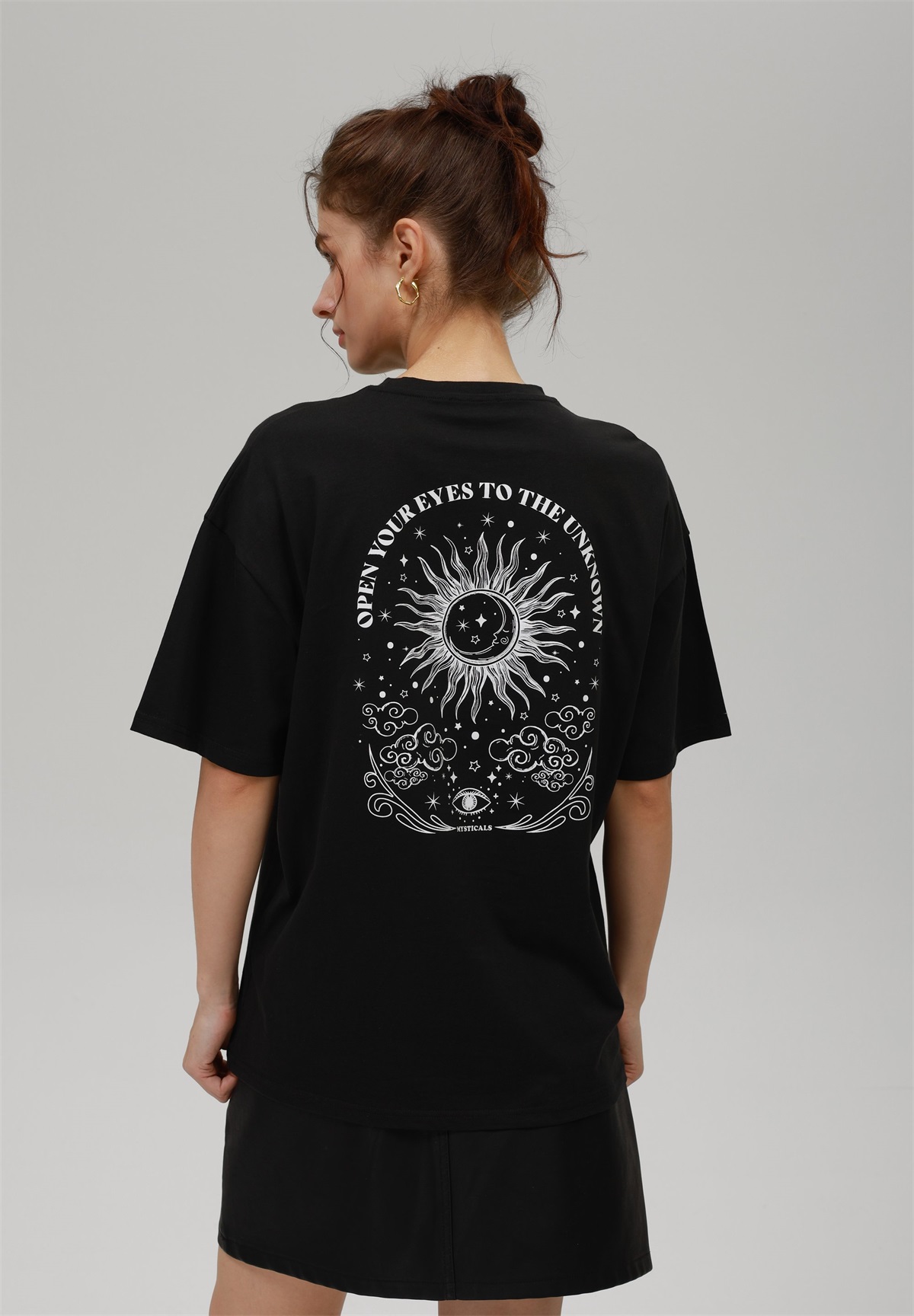 Even&Odd T-Shirt print - black/schwarz