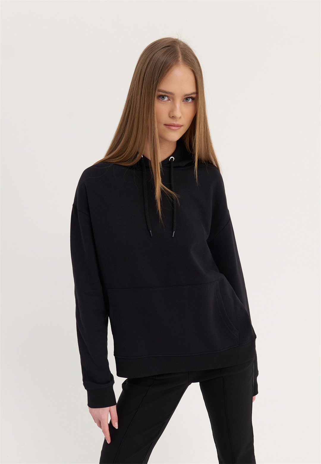 Even&Odd Kapuzenpullover - black/schwarz