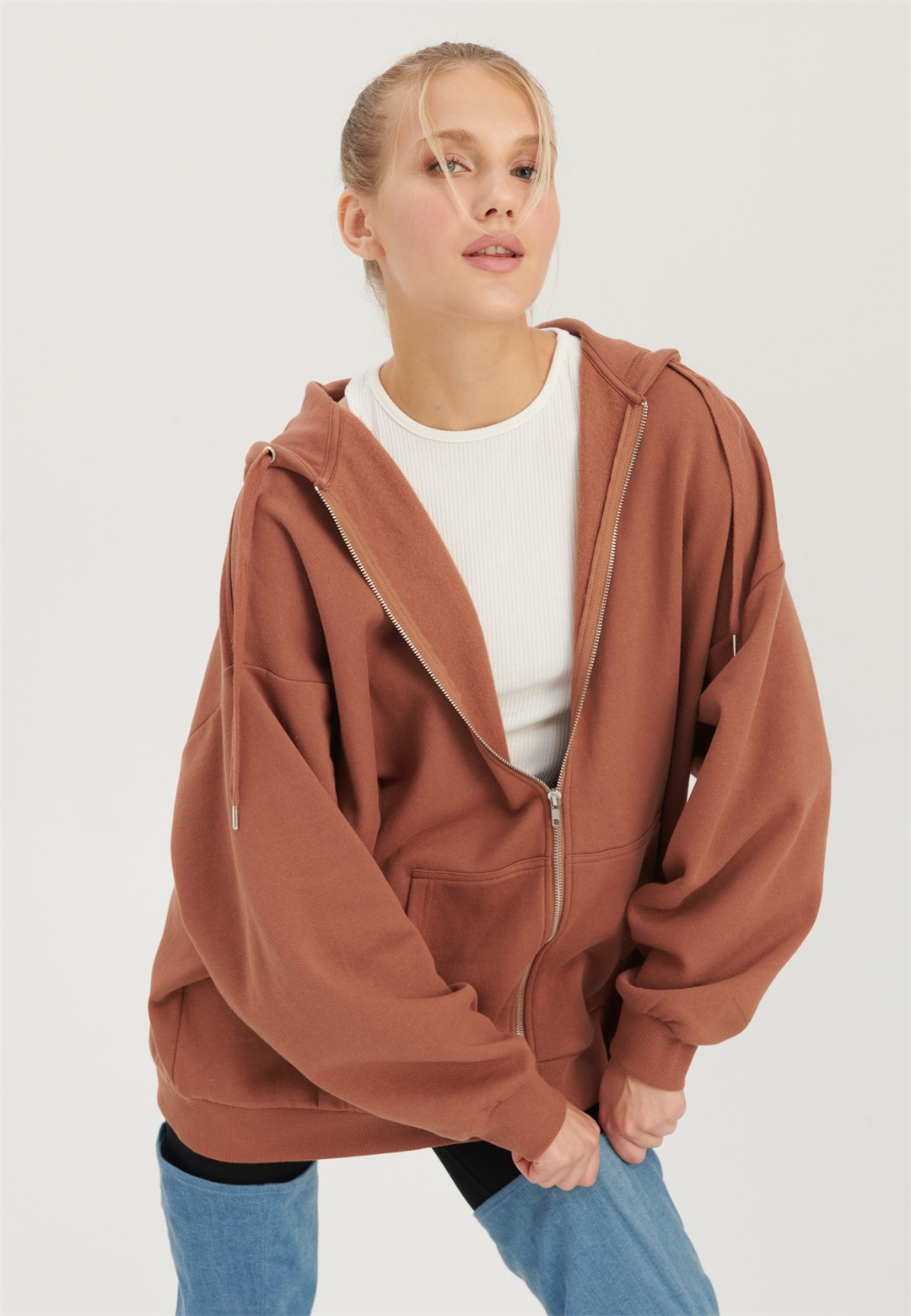 Even&Odd Kapuzenpullover - brown/braun