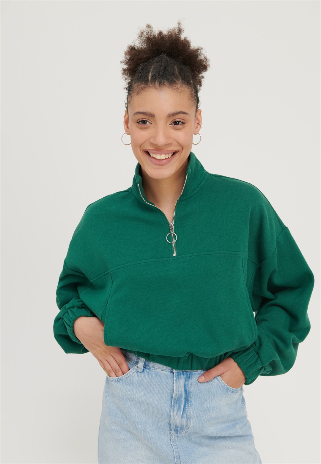Even&Odd Sweatshirt - green/grün