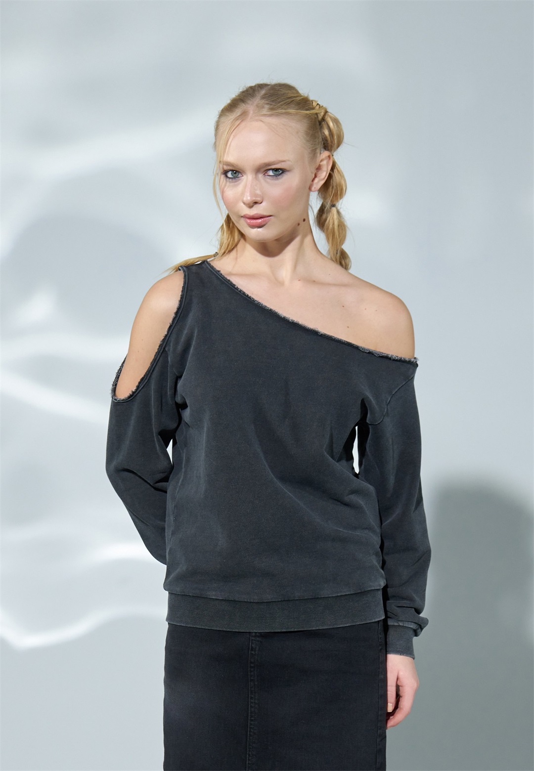 Even&Odd Sweatshirt - black/schwarz