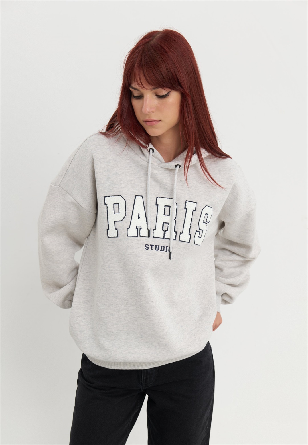 Even&Odd Sweatshirt - mottled light grey/hellgrau-meliert