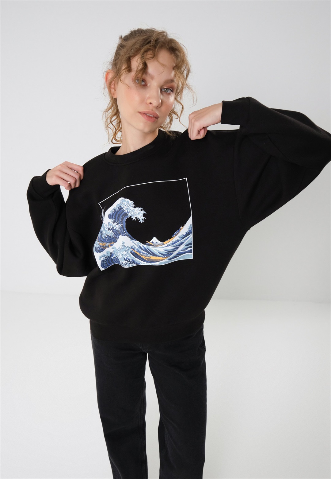 Even&Odd Sweatshirt - true black/schwarz