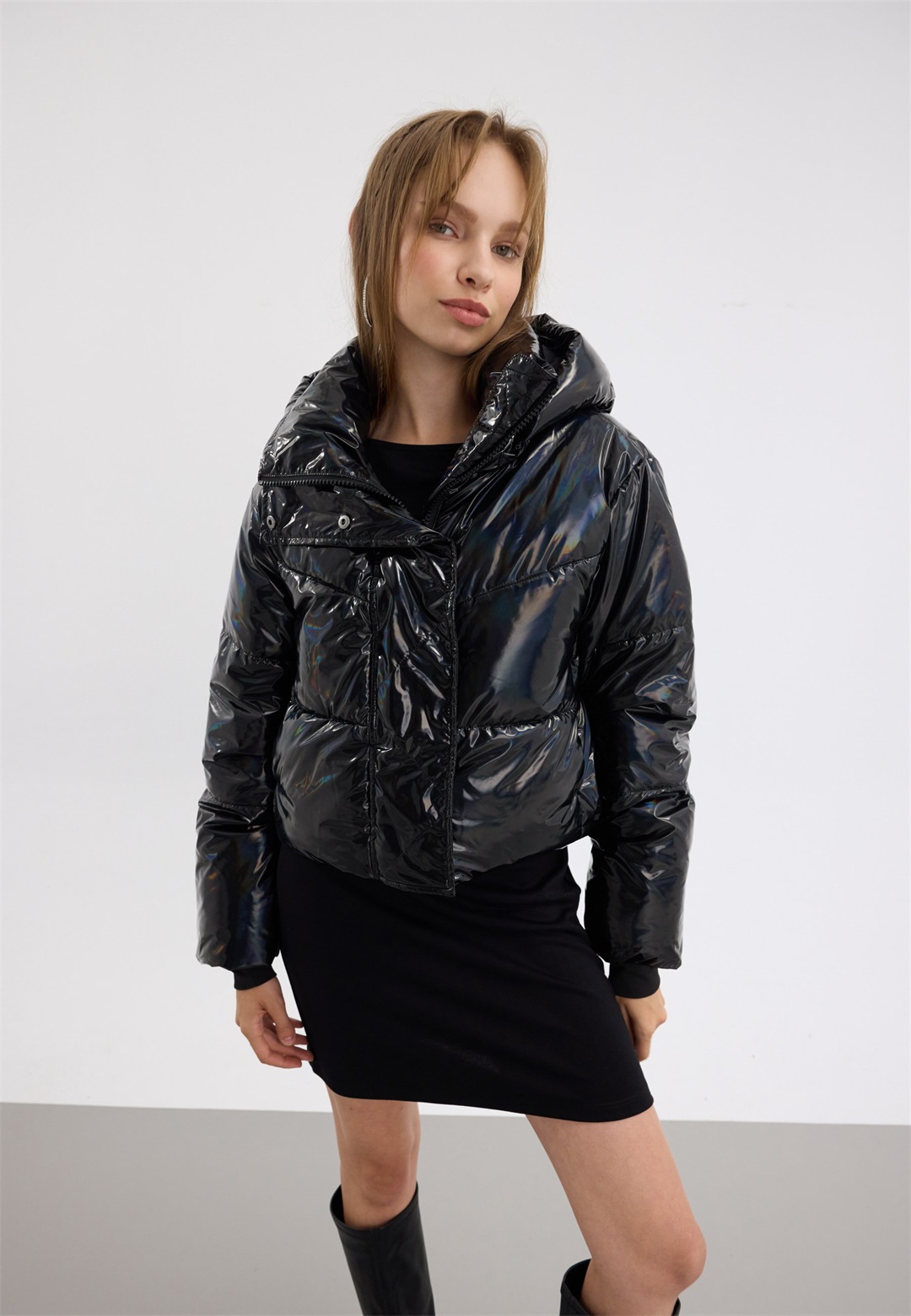 Even&Odd Winterjacke - black/schwarz