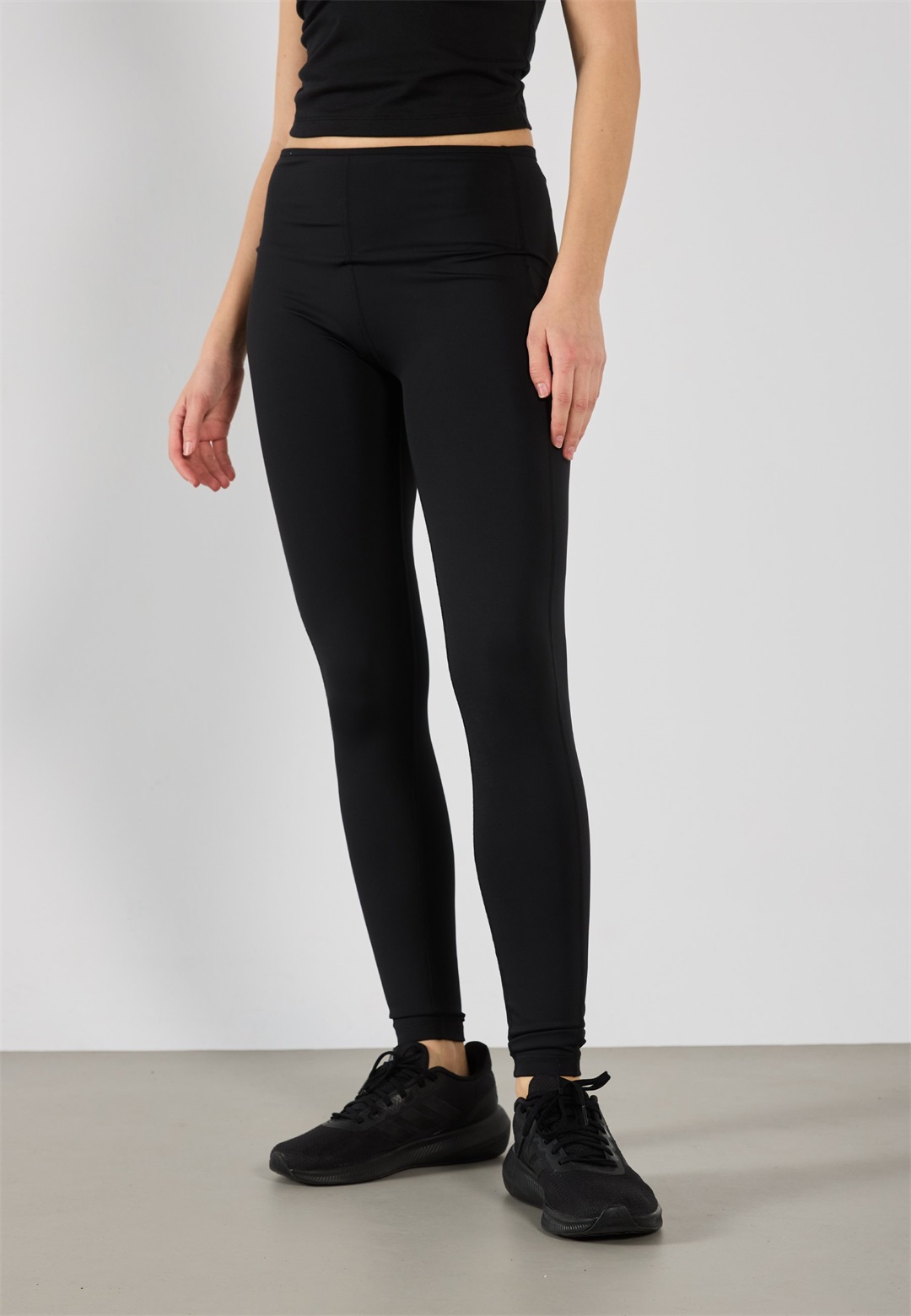 Even&Odd active FULL LENGTH LOW RISE LEGGINGS - Tights - black/schwarz