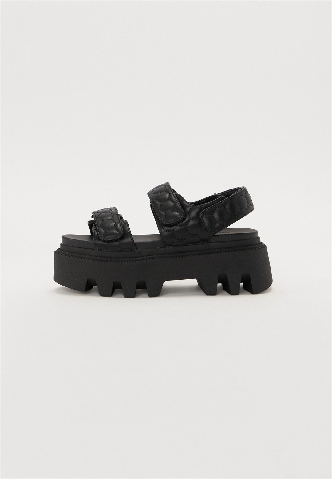 Even&Odd Wide Fit NELLY - Plateausandalette - black/schwarz