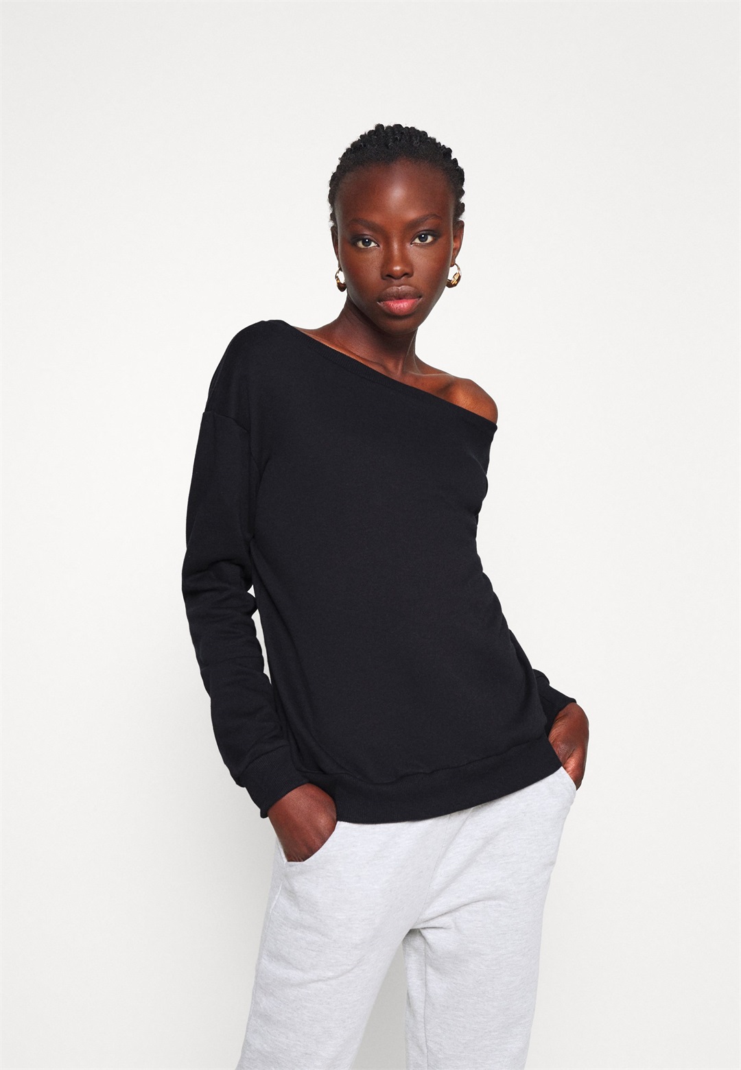 Even&Odd Tall Sweatshirt - black/schwarz