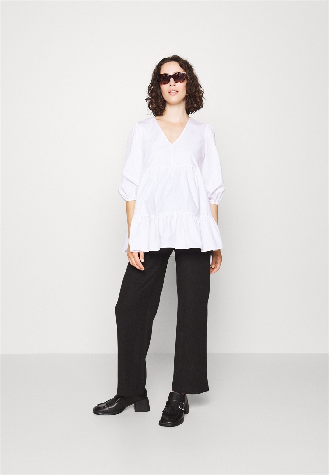 Even&Odd Maternity 2 PACK - Jogginghose - 802 - black_502 - blue/schwarz