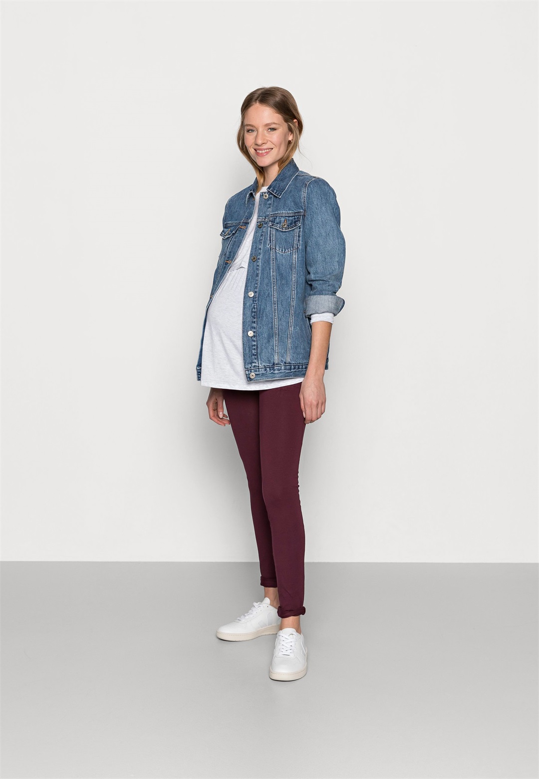 Anna Field MAMA 3 PACK - Leggings - Hosen - black/bordeaux/dark blue/schwarz