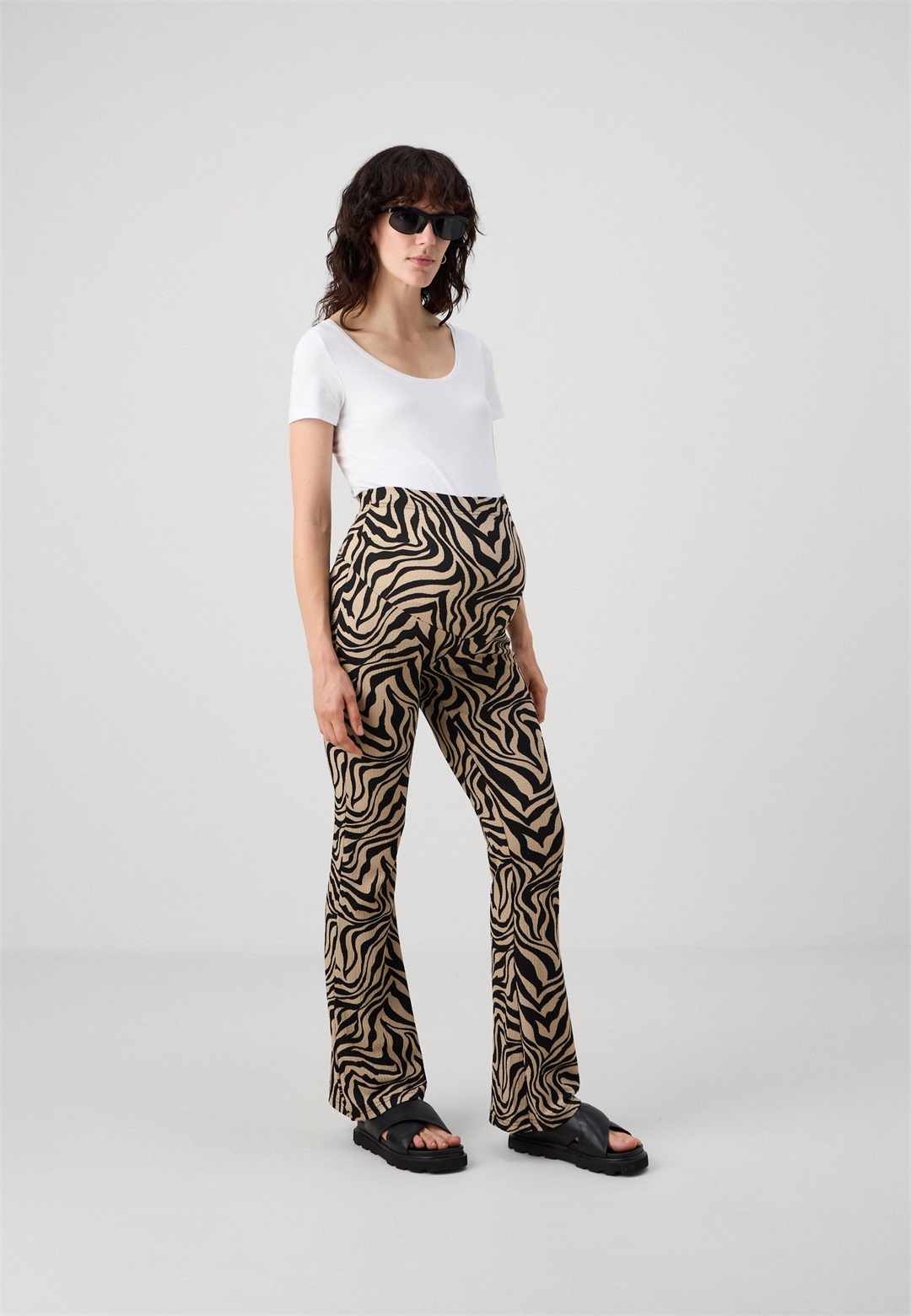 Anna Field MAMA 3 PACK - T-Shirt basic - white/dark blue/black/weiß