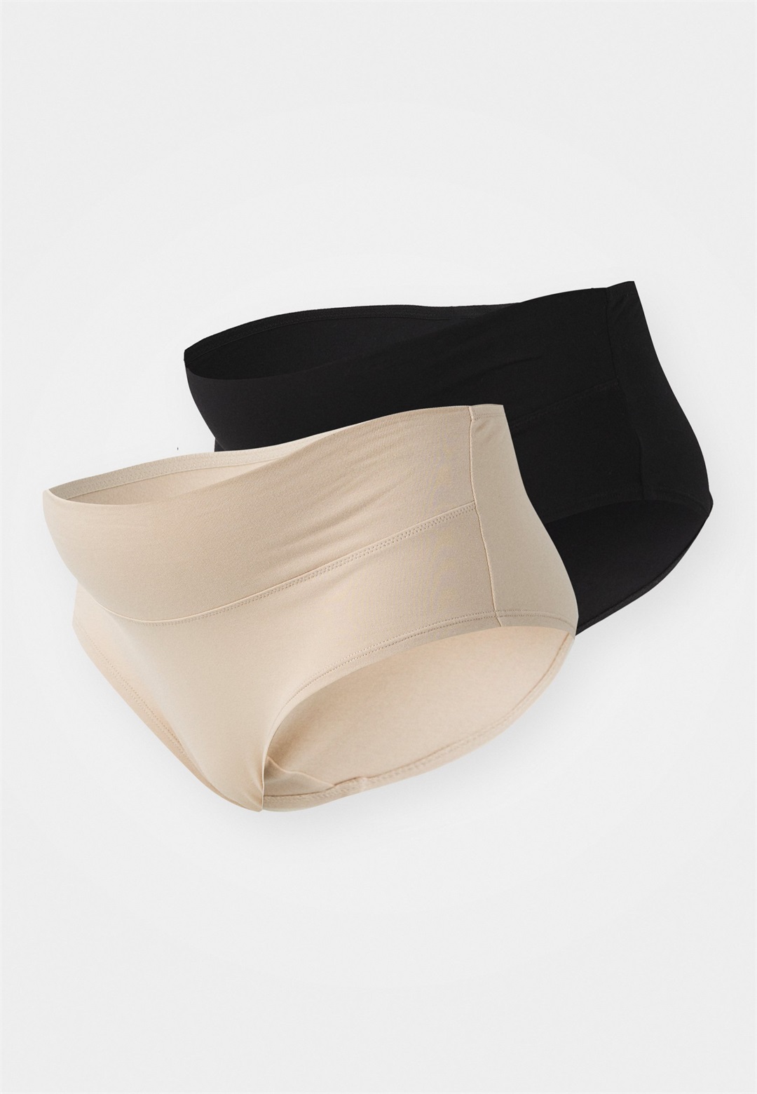 Anna Field MAMA 2 PACK - Slip - black/nude/schwarz