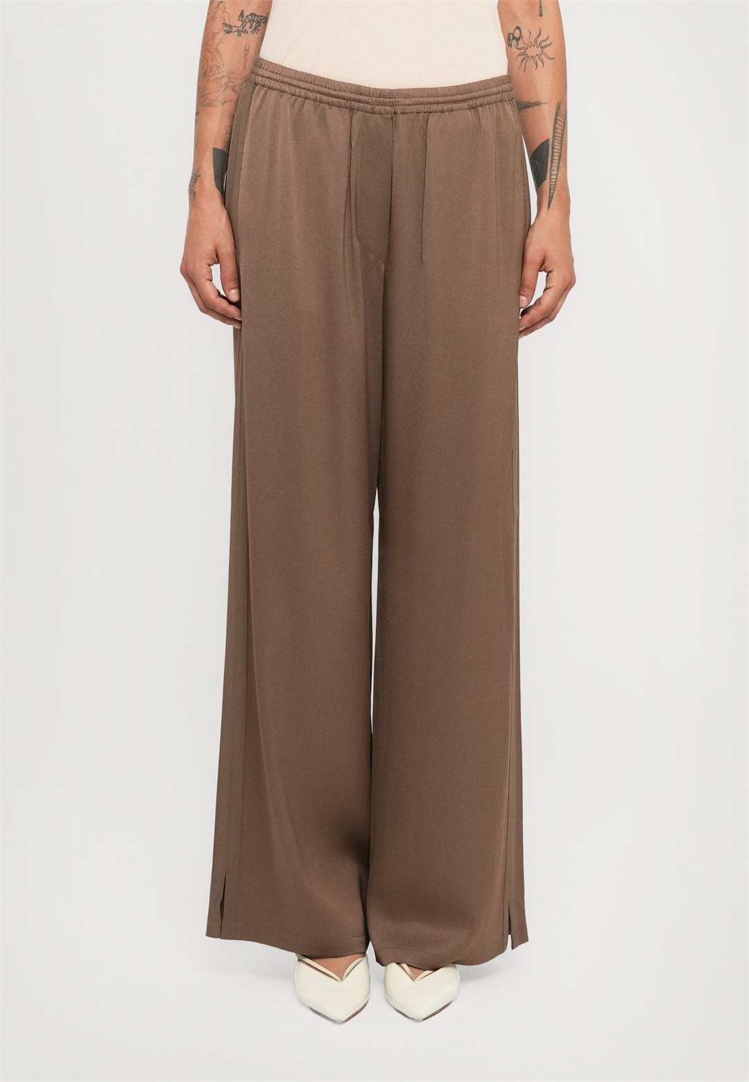 Filippa K NOVA TROUSERS - Stoffhose - oak brown/braun