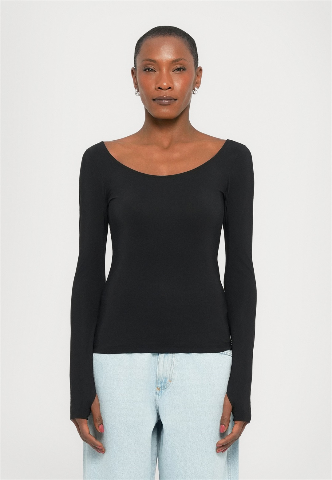 Filippa K BALLET - Langarmshirt - black/schwarz