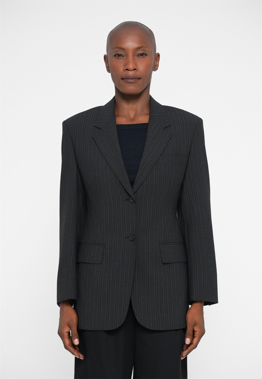Filippa K HOURGLASS PINSTRIPE - Blazer - anthracite/dunkelgrau