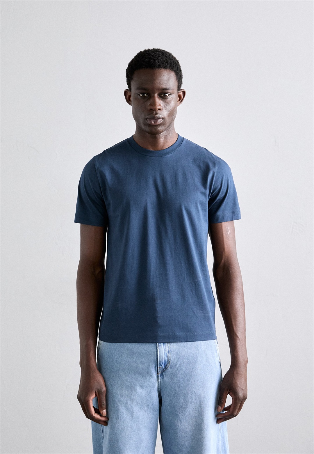 Filippa K CREWNECK TEE - T-Shirt basic - iris blue/blau