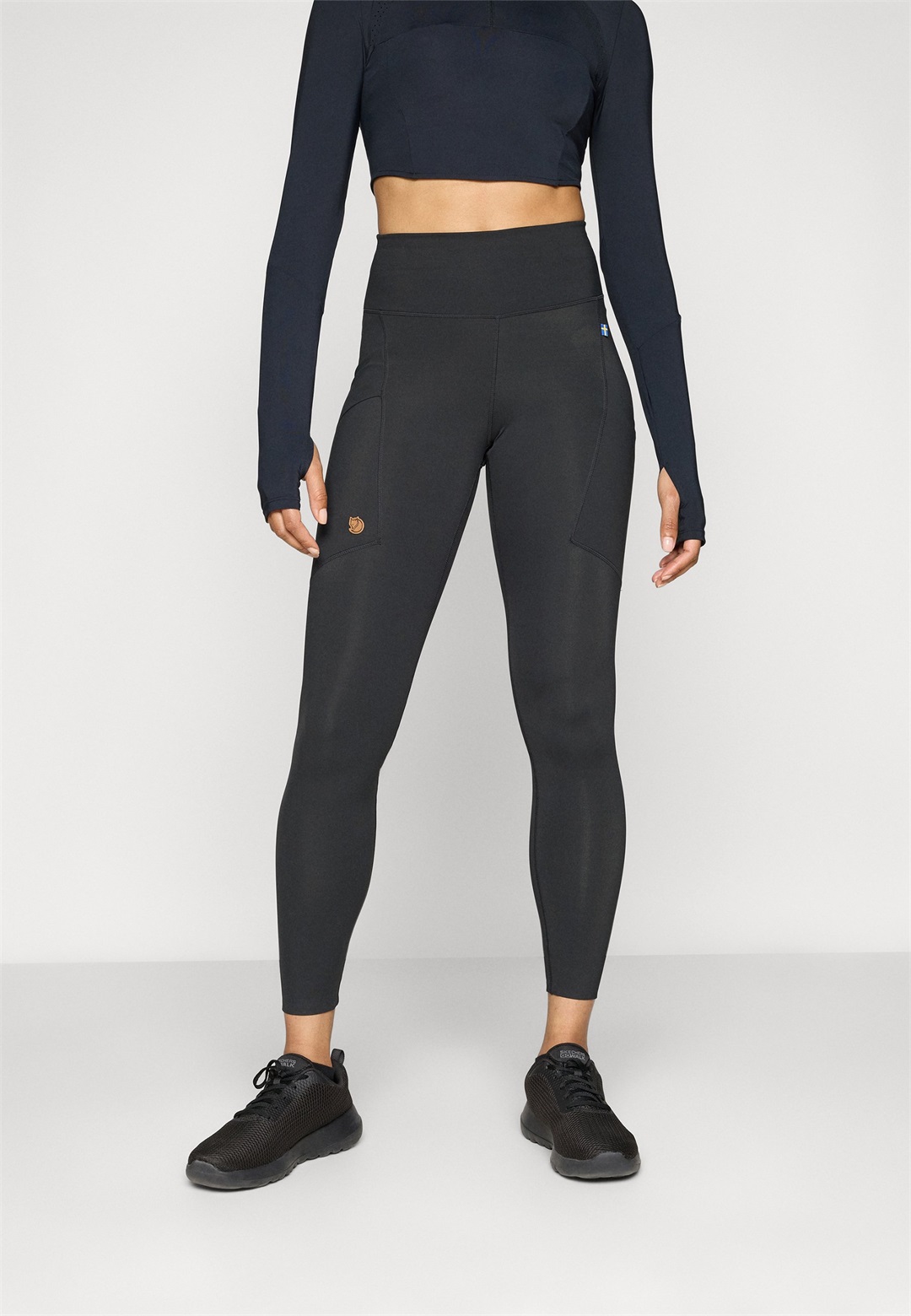 Fjällräven ABISKO TIGHTS W - Tights - black/schwarz