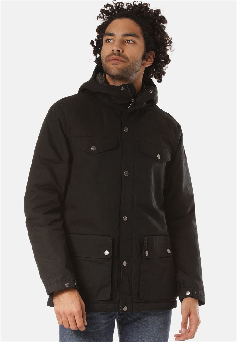 Fjällräven GREENLAND WINTER JACKET - Fleecejacke - black/schwarz