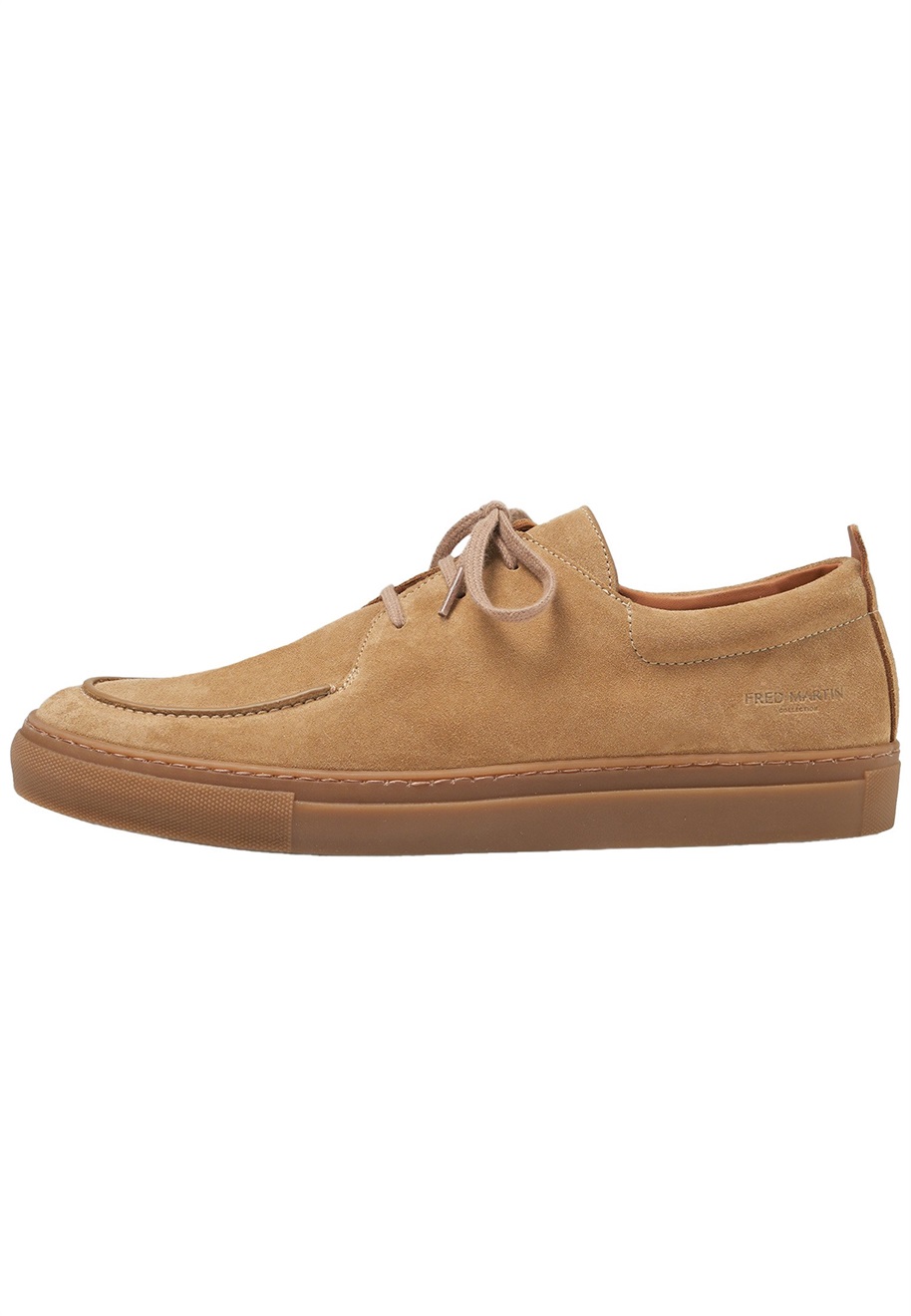 FRED MARTIN COLLECTION NICOSIA - Sportlicher Schnürer - sand suede/camel