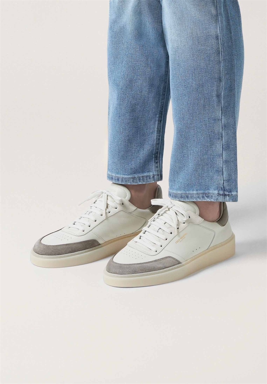 FRED MARTIN COLLECTION CAGLIARI - Sneaker low - malto leather/weiß
