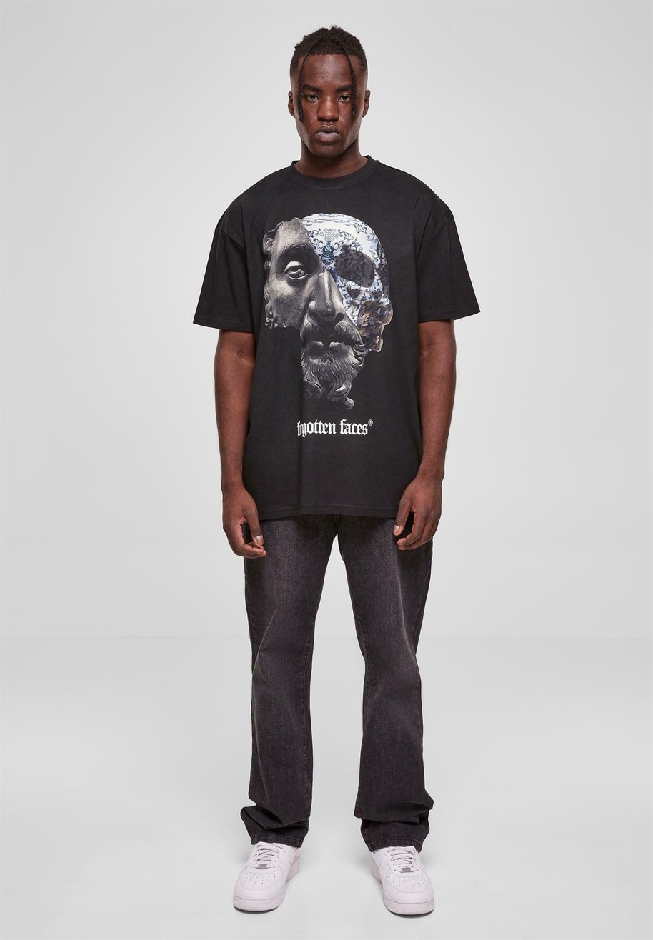 Forgotten Faces OVERSIZED - T-Shirt print - black/schwarz