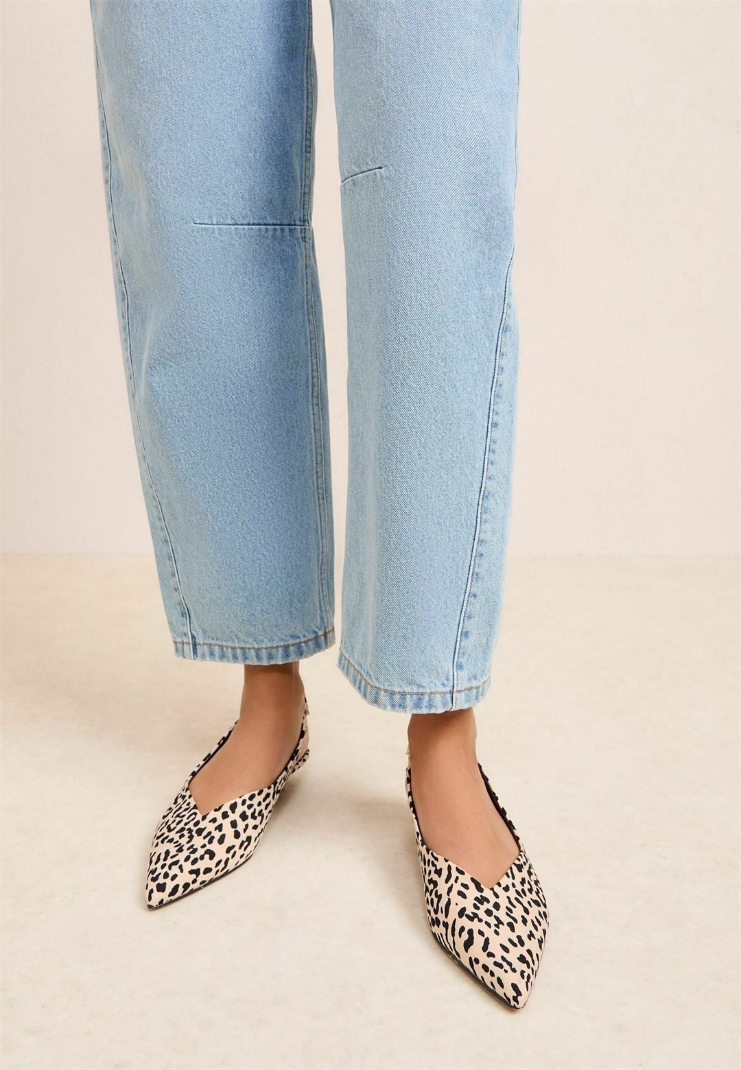 Friends Like These REGULAR FIT - MICRO KITTEN HEEL POINTED TOE COURT - Pumps - white leopard/weiß