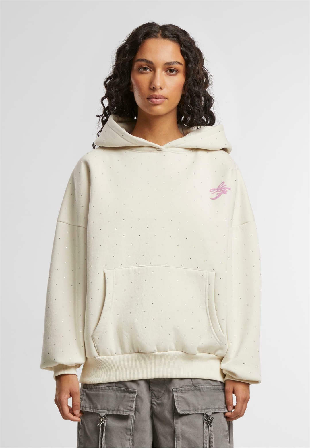 FELICIOUS Kapuzenpullover - white/beige