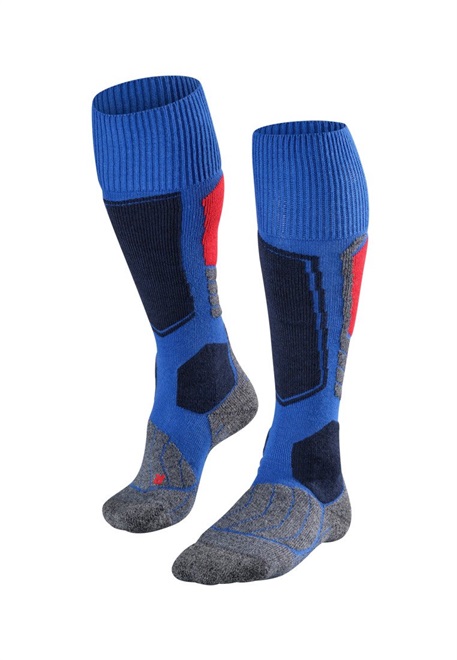 FALKE SK1 SKIING EXTRA-STRONG CUSHIONING - Sportsocken - blue denim