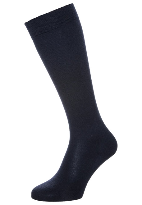 FALKE SOFTMERINO - Kniestrümpfe - dark navy/dunkelblau
