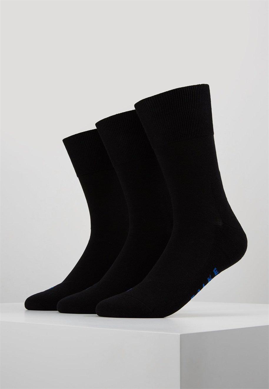 FALKE RUN 3-PACK UNISEX LIGHT CUSHIONING - Socken - black/schwarz