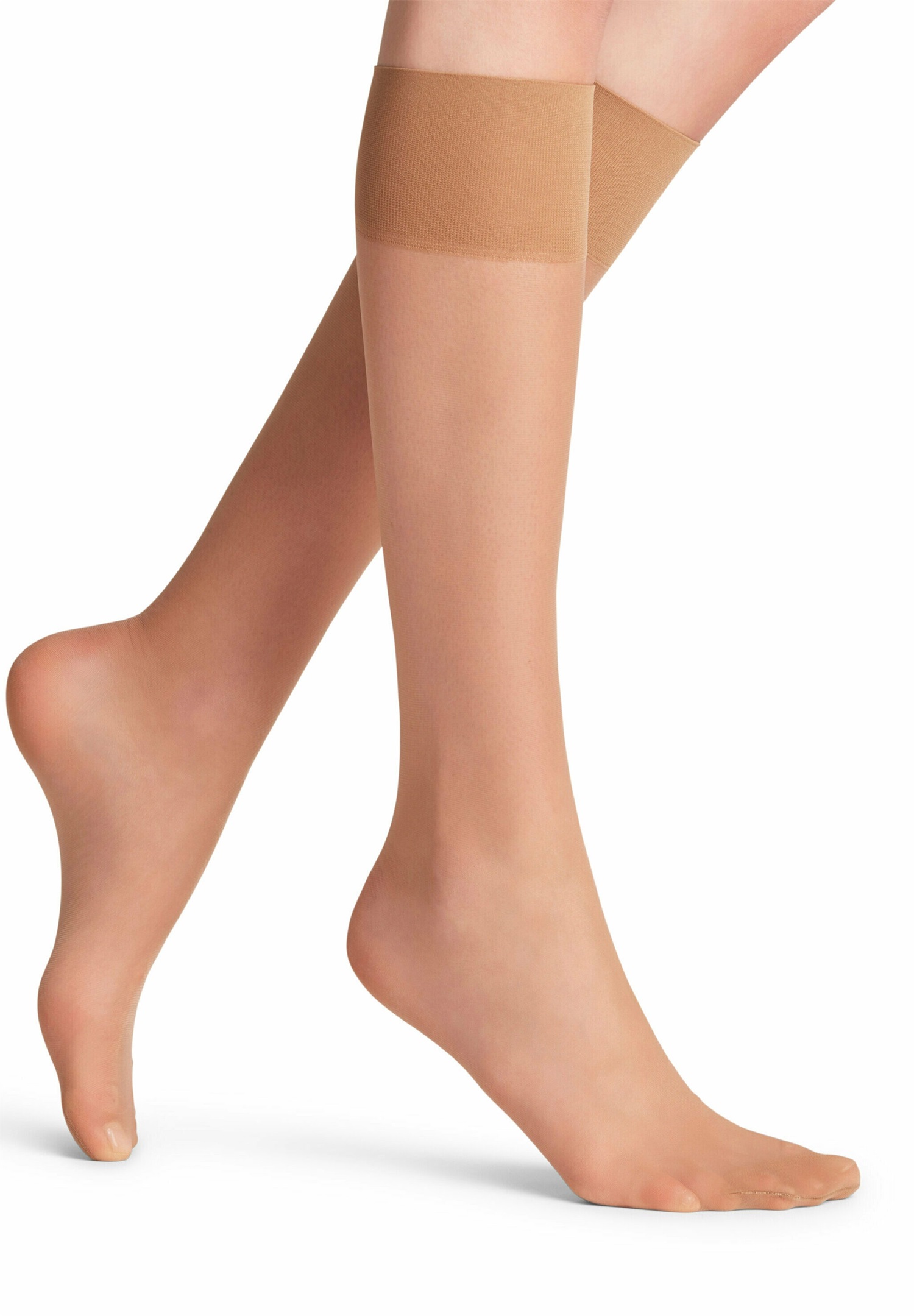 FALKE PURE MATT 20 DENIER SHEER - Kniestrümpfe - sun/beige