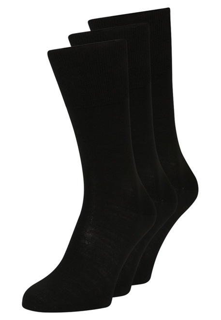 FALKE AIRPORT 3-PACK - Socken - black/schwarz