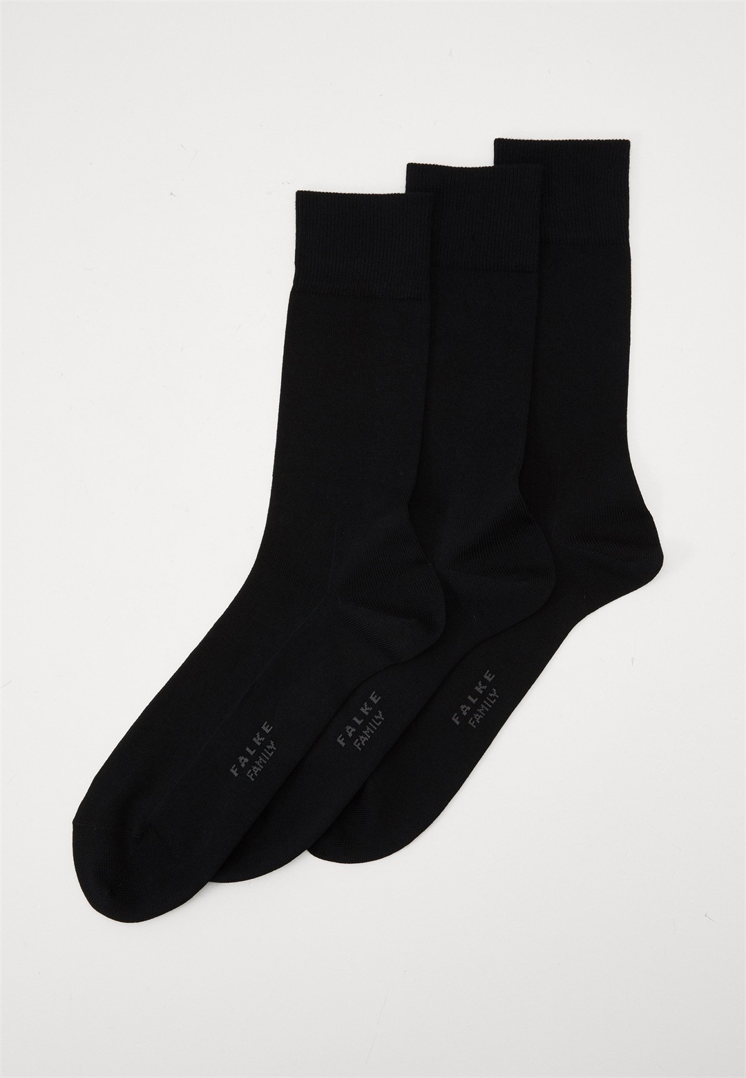 FALKE FAMILY 3-PACK - Socken - black/schwarz